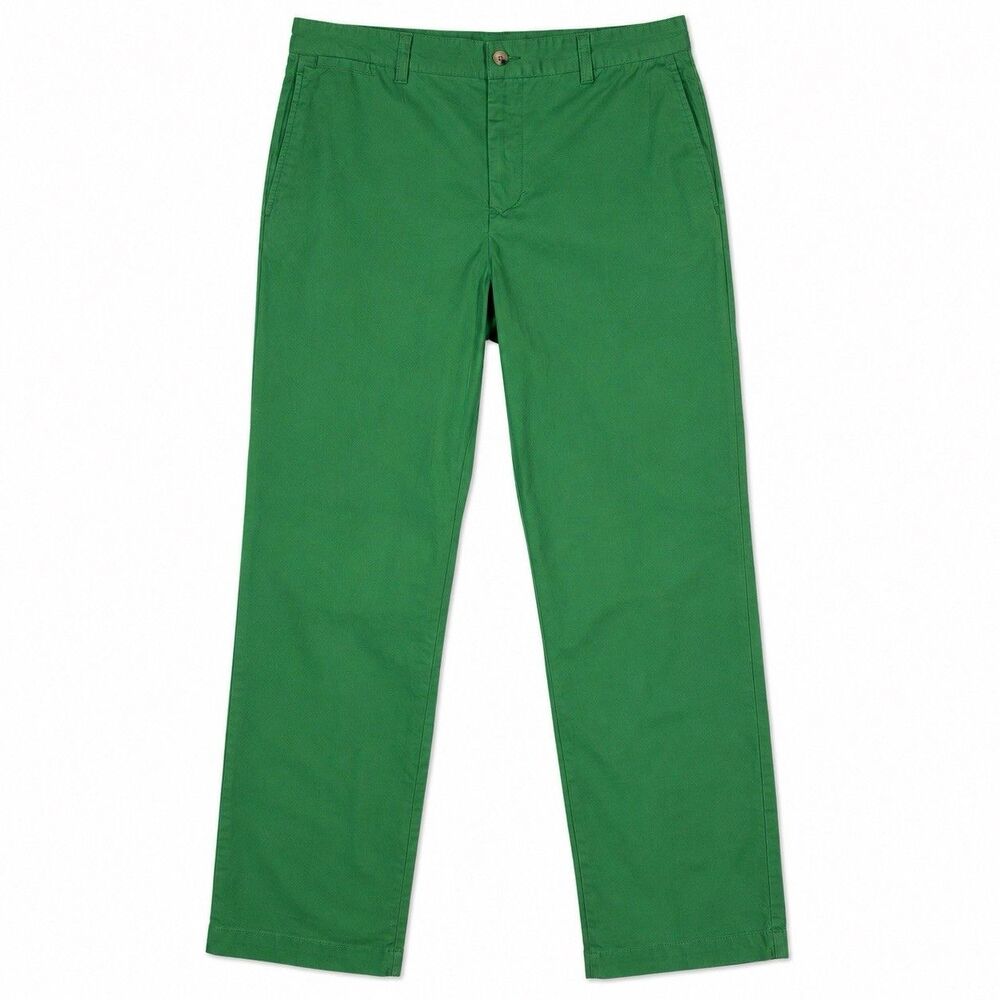 Polo Ralph Lauren Boys 20 XL Green Chino Pants Straight Leg Preppy Cotton